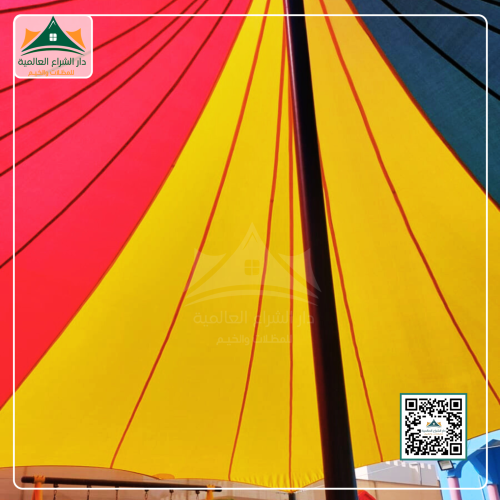 ⁦مظلات الشد متعددة الأعمدة⁩ - الصورة ⁦2⁩